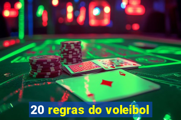 20 regras do voleibol